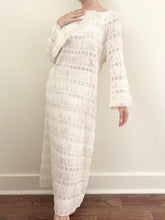 Load image into Gallery viewer, Vintage 1950s White Mexican Wedding Slip Dress (M)