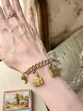 Load image into Gallery viewer, 1950s Vintage Disney Gold Tone Charm Bracelet