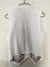 Load image into Gallery viewer, Cotton Crochet Colorful Floral Embroidered Vest