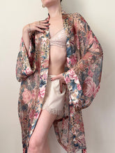 Load image into Gallery viewer, Victoria’s Secret Gold Label Romantic Rose Robe (OS)