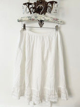 Load image into Gallery viewer, White Antique Edwardian Lace Petticoat Skirt (XS-L)