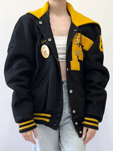 Load image into Gallery viewer, 1985 Bishop Foley Venturettes Varsity Cheerleading Letterman Jacket (S)