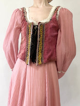 Load image into Gallery viewer, Antique 1930s Hand Made Theater Costume Corset Waist Coat (S/M)