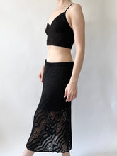 Load image into Gallery viewer, Obsidian Crochet Resort Skirt (M)