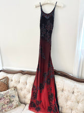 Load image into Gallery viewer, Vampires Beaded Vintage Silk Gown (S)