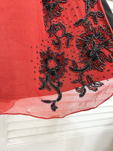 Load image into Gallery viewer, Vampires Beaded Vintage Silk Gown (S)