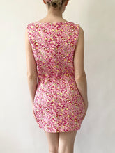 Load image into Gallery viewer, 90s Pink Daisy Mod Mini Dress (2)