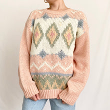 Load image into Gallery viewer, Hand Loomed 1980s Vintage Nordic Sweater (M)