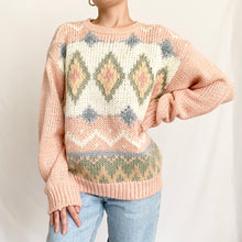 Load image into Gallery viewer, Hand Loomed 1980s Vintage Nordic Sweater (M)