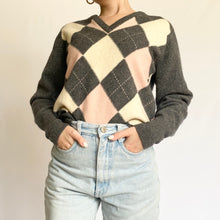 Load image into Gallery viewer, 1960s Scottish Cashmere Argyle Sweater (S)