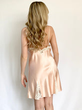 Load image into Gallery viewer, Pure Silk 1980s Pink Victoria's Secret Gold Label Slip Dress (P)