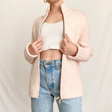 Load image into Gallery viewer, Baby Pink Zip Up Nordic Style Ralph Lauren Wool Sweater (PM)