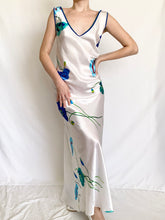 Load image into Gallery viewer, Floral 1980s Valentino Slip Gown Dress (L)