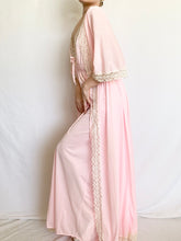 Load image into Gallery viewer, 1970s Bubblegum Pink Peignoir and Nightgown Set (S-M)