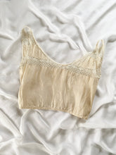 Load image into Gallery viewer, Silk Antique Victorian Ivory Camisole (M/L)