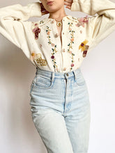Load image into Gallery viewer, Shabby Chic Holiday Stockings Cardigan Sweater