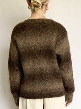 Load image into Gallery viewer, Ombré Teddy Bear Mohair 80s Sweater (M)