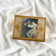 Load image into Gallery viewer, Vintage Wooden Jewelry Trinket Box