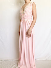 Load image into Gallery viewer, 1970s Bubblegum Pink Peignoir and Nightgown Set (S-M)