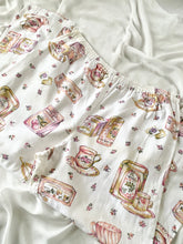 Load image into Gallery viewer, Victoria’s Secret Gold Label Cotton Teacup Pajama Set (L)
