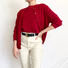 Load image into Gallery viewer, Red Ralph Lauren Cashmere Sweater Set (PM)