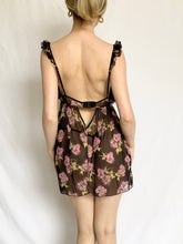 Load image into Gallery viewer, Victoria's Secret Sheer Floral Babydoll Slip Dress (S)