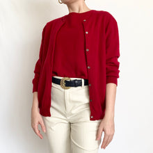 Load image into Gallery viewer, Red Ralph Lauren Cashmere Sweater Set (PM)
