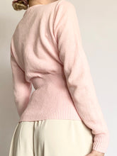 Load image into Gallery viewer, Pink 1950s Pointelle Cardigan (XS)