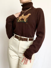 Load image into Gallery viewer, Vintage Ralph Lauren Golden Retriever Turtleneck (M/L)