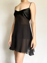 Load image into Gallery viewer, 90s Victoria's Secret Midnight Slip Dress (S)