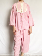 Load image into Gallery viewer, Pink Frosting Gingham 1950s Pajama Set (M)