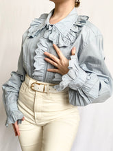 Load image into Gallery viewer, Vintage Ralph Lauren Poet Sleeve Blouse (L)