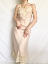 Load image into Gallery viewer, Powder Pink 1940s Pure Silk Bias Cut Gown (XS)