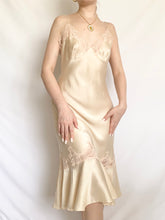 Load image into Gallery viewer, Heavenly Silk Ruffle Victoria’s Secret Midi Gown (XS)