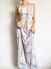 Load image into Gallery viewer, Purple Psychedelic 70s Nightgown (M)