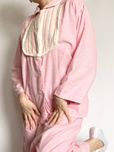 Load image into Gallery viewer, Pink Frosting Gingham 1950s Pajama Set (M)