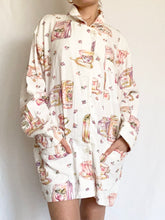Load image into Gallery viewer, Victoria’s Secret Gold Label Cotton Teacup Pajama Set (L)