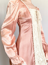 Load image into Gallery viewer, Pink Satin Gunne Sax Renaissance Princess Gown (XS)
