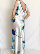 Load image into Gallery viewer, Floral 1980s Valentino Slip Gown Dress (L)