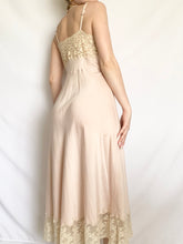 Load image into Gallery viewer, Powder Pink 1940s Pure Silk Bias Cut Gown (XS)