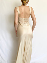 Load image into Gallery viewer, Pure Silk Champagne Slip Gown (XL)