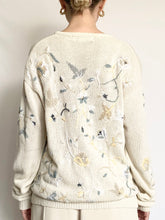 Load image into Gallery viewer, Floral Embroidered Sweater (S)