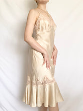 Load image into Gallery viewer, Heavenly Silk Ruffle Victoria’s Secret Midi Gown (XS)