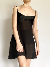 Load image into Gallery viewer, 90s Victoria's Secret Midnight Slip Dress (S)