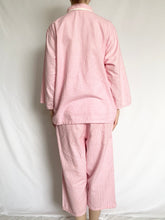 Load image into Gallery viewer, Pink Frosting Gingham 1950s Pajama Set (M)
