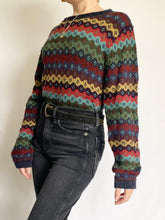 Load image into Gallery viewer, Colorful Peruvian Alpaca Sweater (M)