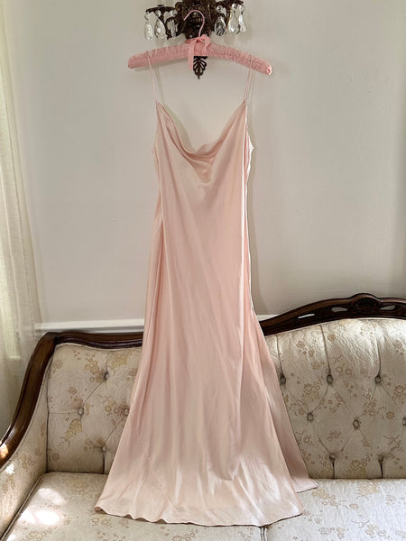 Victoria’s Secret Soft Pink Pure Silk Gown Dress (L)