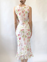 Load image into Gallery viewer, Pink Floral 1990s Slip Dress (XXS)
