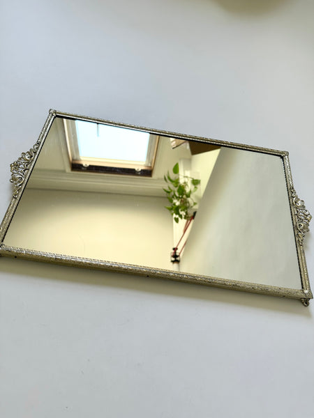 Vintage Brass Matching Vanity Set