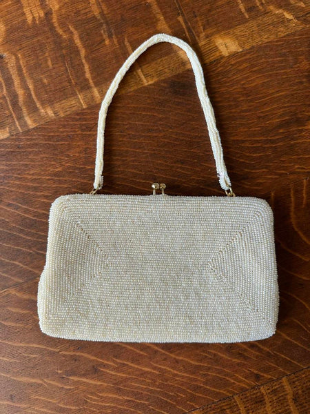 Vintage 1950s Beaded Handbag Purse
